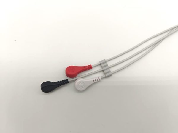 Philips Compatible Direct-Connect ECG Cable-3 Leads,Grabber,AHA - Image 2