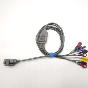 Norav Compatible Direct-Connect ECG Cable-10 Leads,Snap,IEC