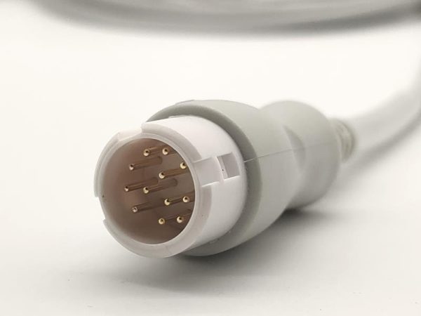 Philips Compatible Direct-Connect ECG Cable-3 Leads,Grabber,AHA - Image 3
