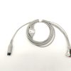 General 6 Pin Connector Direct-Connect ECG Cables and Leadwires-5leads,Snap,AHA