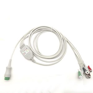 Mindray > Datascope Compatible Direct-Connect ECG Cable-5 Leads,Grabber,AHA