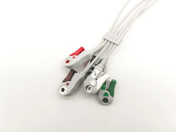 Mindray > Datascope  Compatible Direct-Connect ECG Cable-5 Leads,Grabber,AHA - Image 5