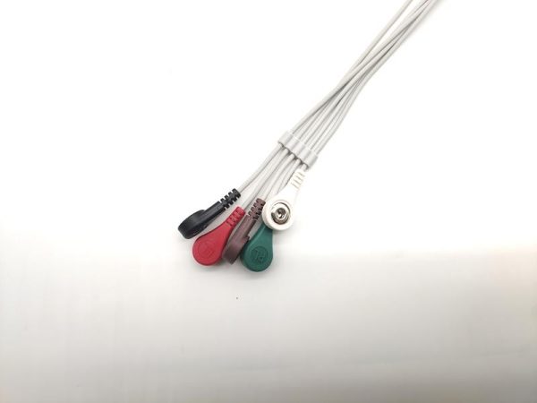 Comen Compatible Direct-Connect  ECG Cables and Leadwires-Snap,5 leads,AHA - Image 3