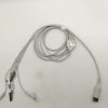 General 6 Pin Connector Direct-Connect ECG Cables and Leadwires-5leads,Grabber,AHA