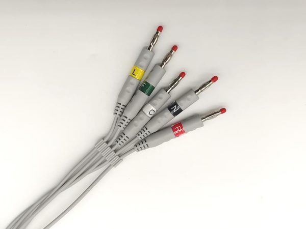 DB15 Compatible Direct-Connect ECG Cable-5 Leads,4.0 Banana-Plug,IEC - Image 3