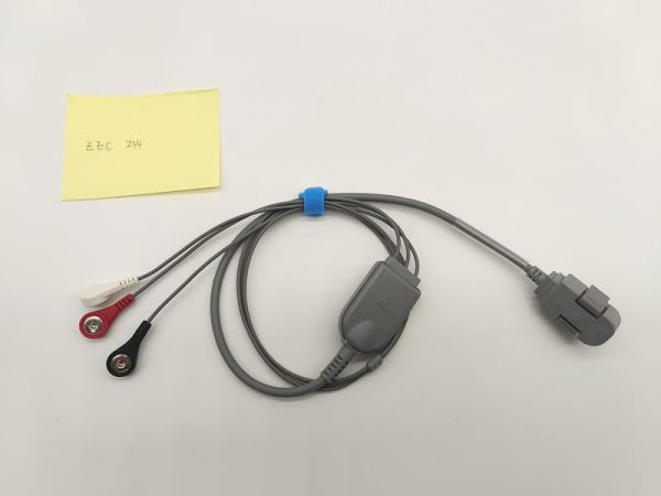 Norav Compatible Holter Recorder ECG Cables and Leadwires-3 Leads,Snap,IEC