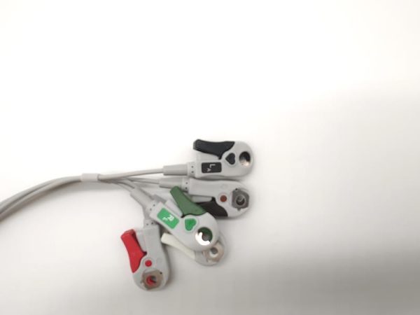 Din 5-pin Connector ECG Cables and Leadwires-5leads,Grabber, - Image 2