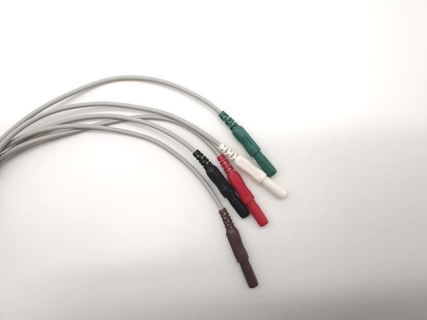 Din 5-pin Connector ECG Cables and Leadwires-5leads,Grabber, - Image 3