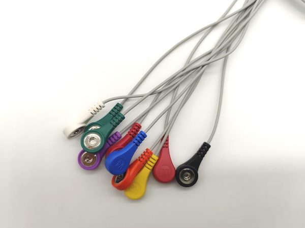 DIN 10-pin Connector  Compatible ECG Cables and Leadwires-12 Leads,Snap.AHA - Image 3